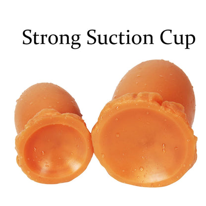 Gode ​​anal en silicone souple - Jouets pour adultes dilatateur de plug anal en forme d'œuf de dragon réaliste