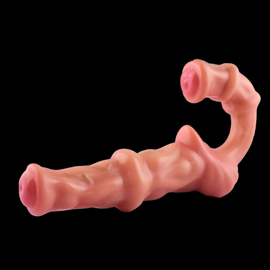 Strapless Dildo Lesbian Pegging Sex Toys - Double End Horsedildo Strapon Belt Wearable