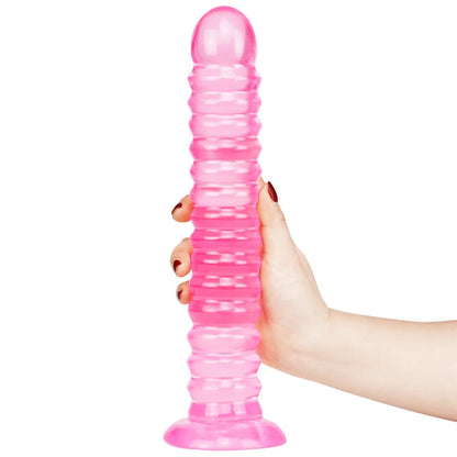 Strap On Pink Dildo Anal Plug - Silicone Anal Dildo Couple Sex Toys for Lesbian