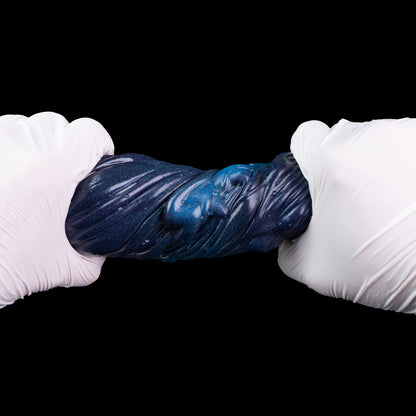 Cosmic Encounter: Shimmering Blue Alien Pussy Masturbator