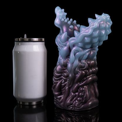 Void Predator Pocket Pussy — Dual-Tone Beast Jaw Silicone Masturbator with Spiked Exterior & Beaded Tongue Canal