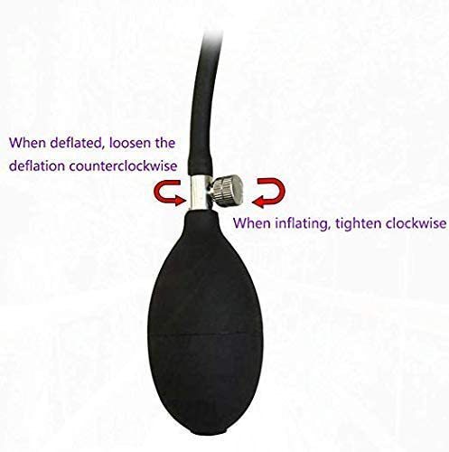 Aufblasbarer Analplug - Silikondildo Classic Threads Prostatamassagegerät