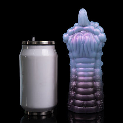 Creature Maw Pocket Pussy — Fanged Beast Fantasy Silicone Stroker with Tongue & Scaled Skeleton Exterior