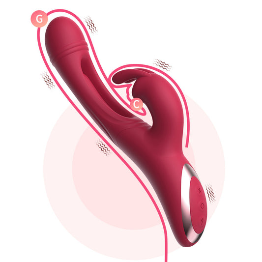 Jouet sexuel féminin clitoridien réaliste G Spot - Vibromasseur pour femme à serrage du clitoris de lapin