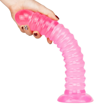 Strap On Pink Dildo Anal Plug - Silicone Anal Dildo Couple Sex Toys for Lesbian