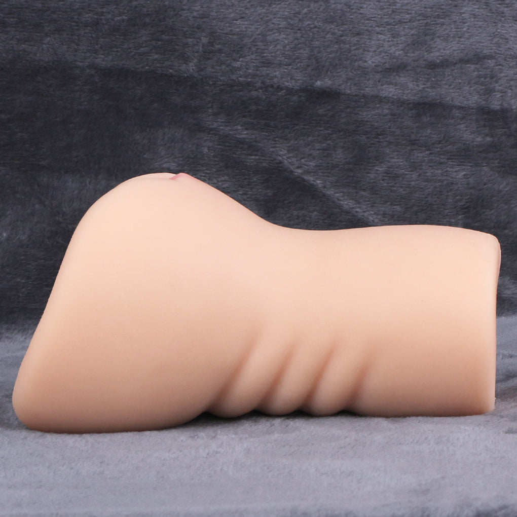 Life Size Pussy Pocket Masturbator - Realistic Big Labia Women Vaginal Penis Masturbation Cup