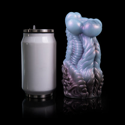 Alien Abyss Pocket Pussy — Iridescent Blue-Purple Fantasy Silicone Masturbator with Textured Creature Canal