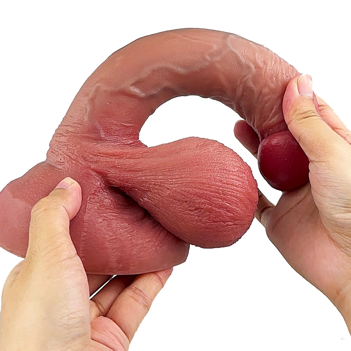 9 inch Realistic Dildo - Life Size Anal Dildo Soft Silicone Touch Female Sex Toys