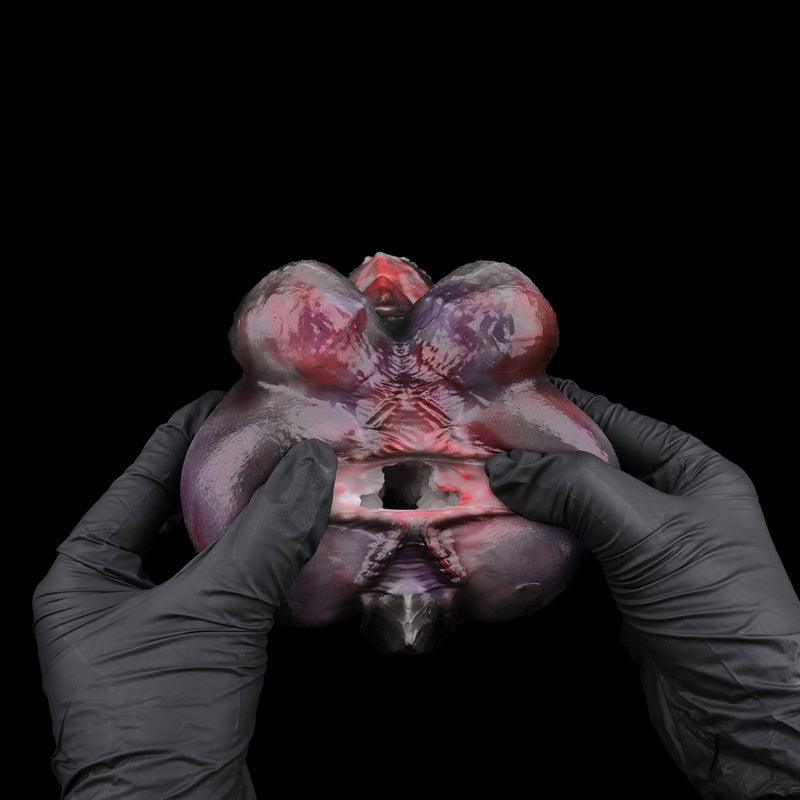 Void Swarm Alien Pussy & Anal Dildo – Deep Purple Dark Fantasy Tentacle Toy for Couples & Solo Play