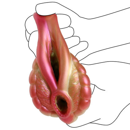 Monster Vagina Pocket Pussy Masturbation Cup - Silicone Exotic Penis Trainer Male Sex Toy