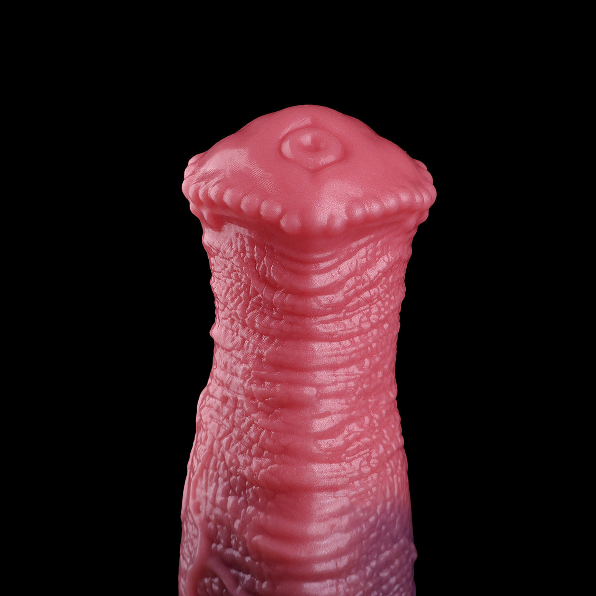 Flare Silhouette Dual-Layer Platinum Silicone Horse Dildo with Hands-Free Vacuum Base for Deep Internal Play