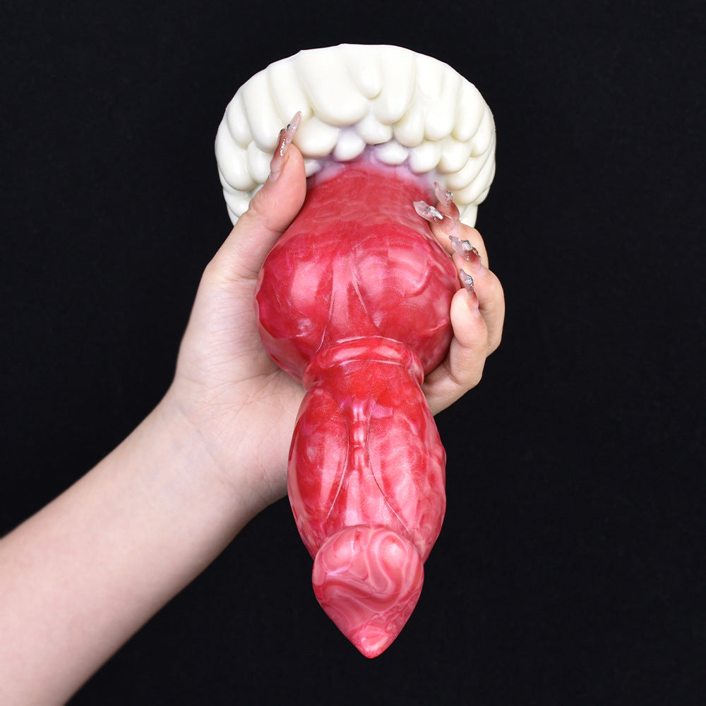 Fantaisie énorme gode pour chien - gros pénis animal noué vagin masturbateur plug anal jouet