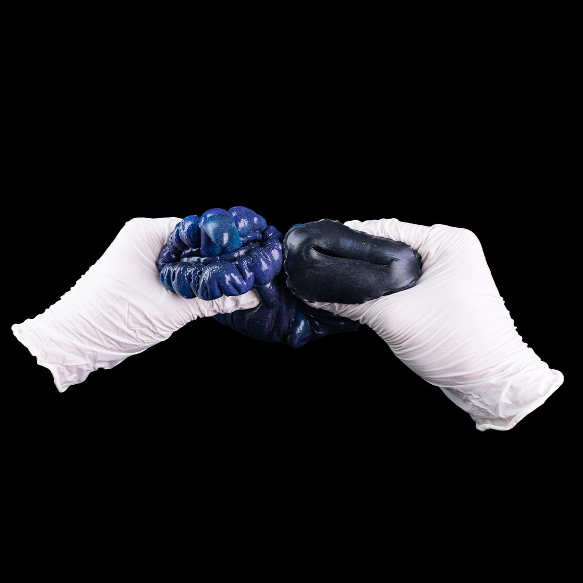 Cosmic Encounter: Shimmering Blue Alien Pussy Masturbator