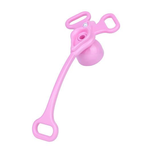 The Dream Chaser Pink Chastity Belt: Adjustable Elastic Fetish Gear & Premium BDSM Toys
