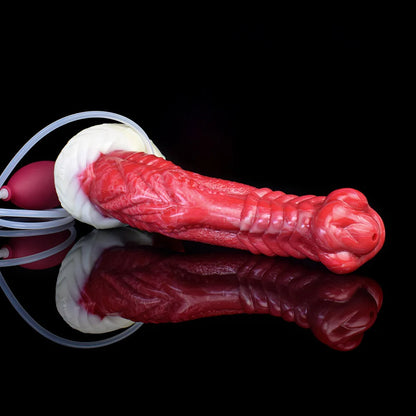 Wasserstrahl-Monsterdildo-Buttplug - Spritzende Analdildos aus Silikon für Frauen