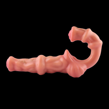 Strapless Dildo Lesbian Pegging Sex Toys - Vibrating Double End Horsedildo Strapon Belt Wearable