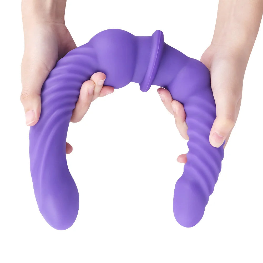 Double End Dildos Anal Plug - Realistic Dildo G Spot Prostate Massager Couple Sex Toys