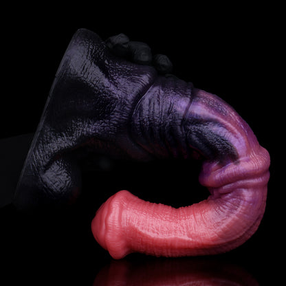 Ember Eclipse Dual-Density Platinum Silicone Horse Dildo with Heavy-Duty Suction Base