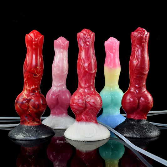 Ejakulierender Monster-Drachen-Dildo, Analplug – Wasserstrahl-Spritz-Vagina, Anal-Sexspielzeug