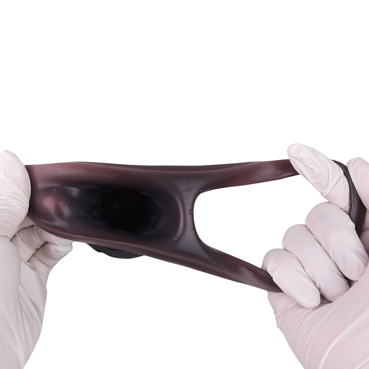 Manchon réaliste Obsidian Surge : gaine en silicone améliorant la circonférence avec double boucle d'ancrage