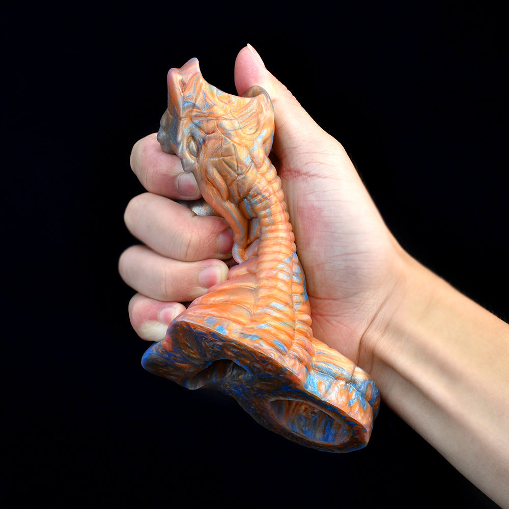 Domlust Dragon Monsterdildo Cock Sleeve Penis Enlarger Sex Toy for Men