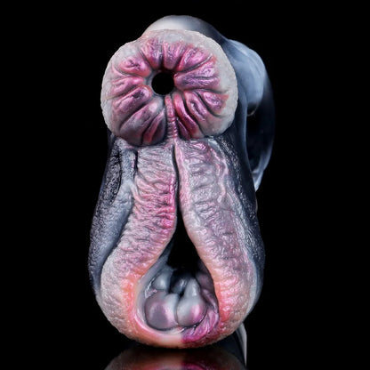 Zebra Tier Vagina Pussy Männliche Masturbationstasse - Taschen-realistisches Silikon Penis Sexspielzeug