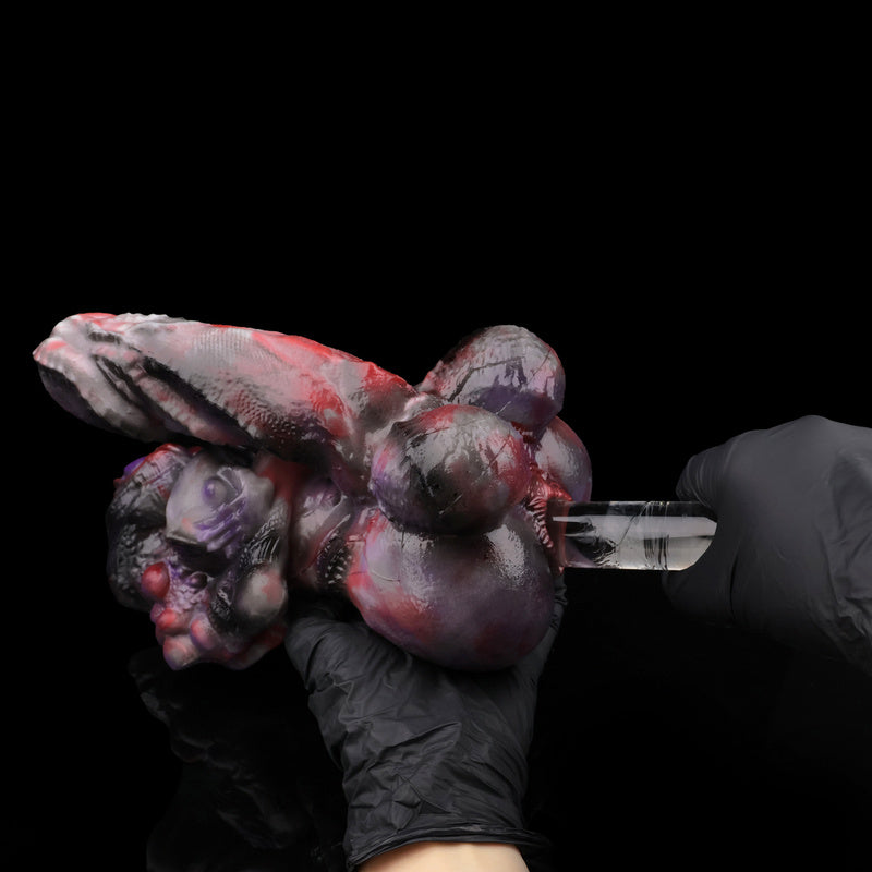Void Swarm Alien Pussy & Anal Dildo – Deep Purple Dark Fantasy Tentacle Toy for Couples & Solo Play