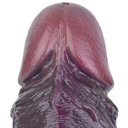 Gode Noir Géant Éjaculant 26 cm Double Densité Silicone Platine | Jouets Sexuels Orgasmiques pour Femmes Fistant le Vagin