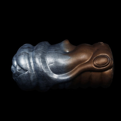 Alien Pussy Pocket Masturbation Cup - Metal-like Monster Vaginal Oral Sex Toys for Men