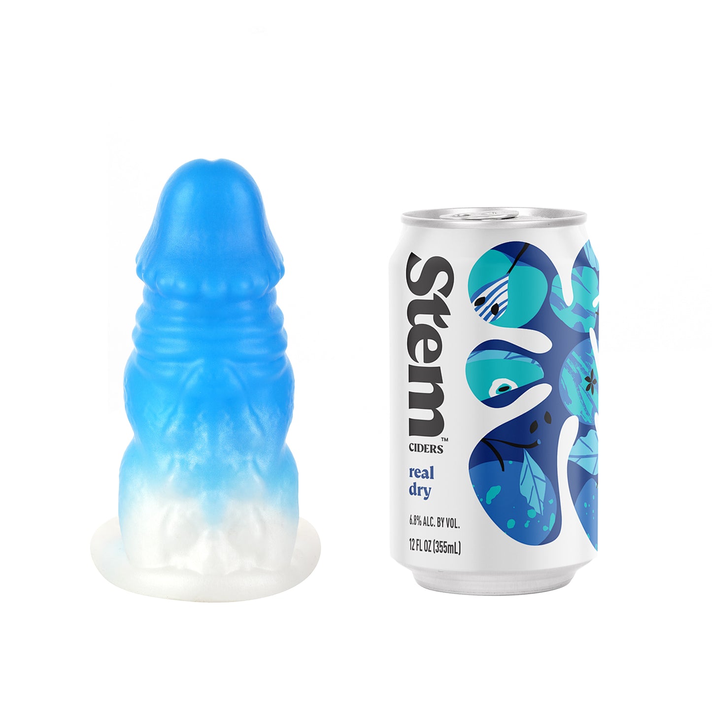 Leuchtender Penisring mit großem Umfang und Silikon-Penisvergrößerer – Realistischer Dildo, Penisring-Trainer, Sexspielzeug für Männer