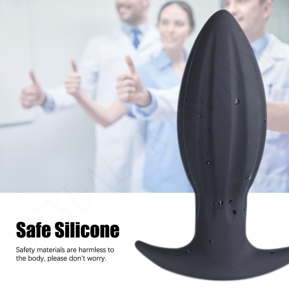 Big Threads Butt Plug - Silicone Anal Dildo Sex Toys for Women Men