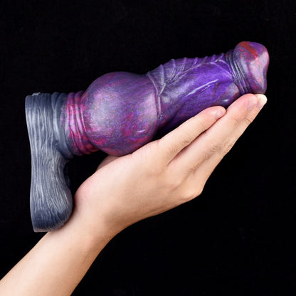 Purple Fantasy Silicone 4-Inch Penis Extender –  Add Intense Girth & Length for Deeper Sex