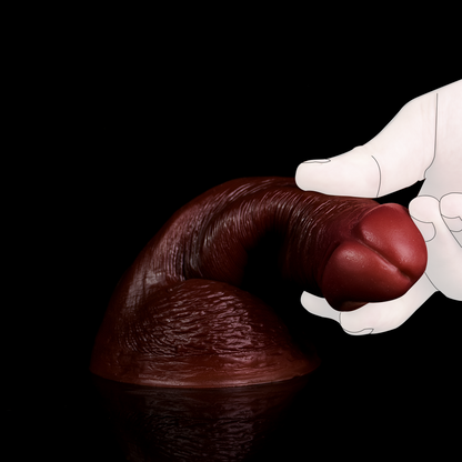 Lebensgroßer schwarzer Analdildo, Vaginalmasturbator – realistische Dildos mit großem Saugnapf, Sexspielzeug für Frauen