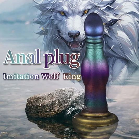 Lokalisierte Schwellung Fantasy Dog Blowjob Butt Plug – G-Punkt-Stimulations-Sexspielzeug für Frauen
