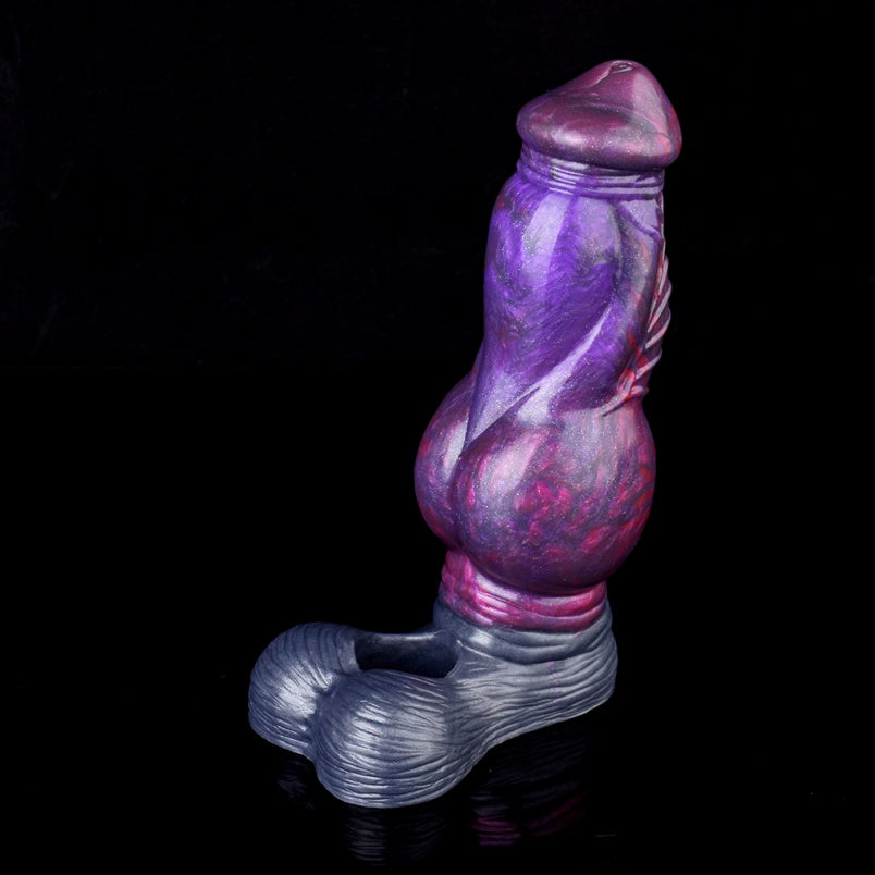 Purple Fantasy Silicone 4-Inch Penis Extender –  Add Intense Girth & Length for Deeper Sex