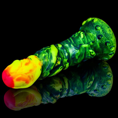 Künstlerische exotische Leinwanddildos - Domlust 8,1" realistische Monster-Analdildos für Frauen und Männer