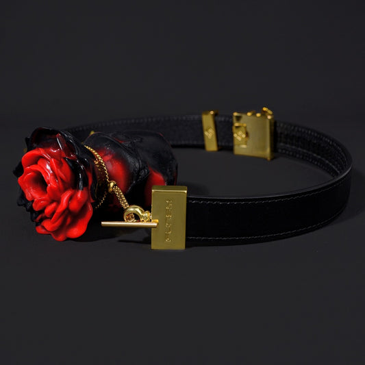 Kit de bondage en silicone avec boule fantaisie florale - Parfait pour les jeux de strapon pour femmes