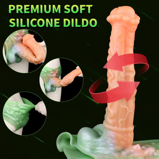 ED Enhancing Monster Fantasy Horse Cock Sleeve - Wearable Male Enlargement Device