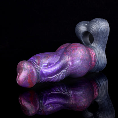 Purple Fantasy Silicone 4-Inch Penis Extender –  Add Intense Girth & Length for Deeper Sex