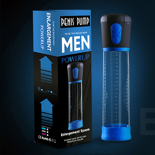 Jouet sexuel de pompe à pénis pour hommes - Masturbateur masculin d'agrandissement de succion sous vide