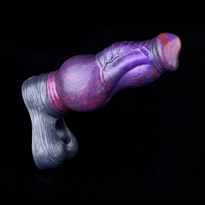 Purple Fantasy Silicone 4-Inch Penis Extender –  Add Intense Girth & Length for Deeper Sex