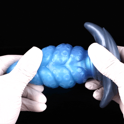 Fantasy Silicone Tentacle Butt Plug Dildo – Anchor-Base Strap-On Tool with Deep-Sea Aesthetic