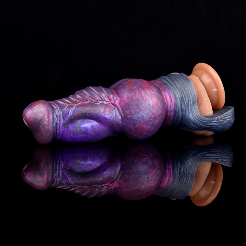 Purple Fantasy Silicone 4-Inch Penis Extender –  Add Intense Girth & Length for Deeper Sex