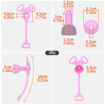 The Dream Chaser Pink Chastity Belt: Adjustable Elastic Fetish Gear & Premium BDSM Toys