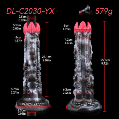 Monster Tentacle Fantasy Silicone Ovipositor - Stimulating Female Vaginal Expansion Toy