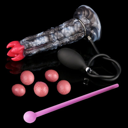 Monster Tentacle Fantasy Silicone Ovipositor - Stimulating Female Vaginal Expansion Toy