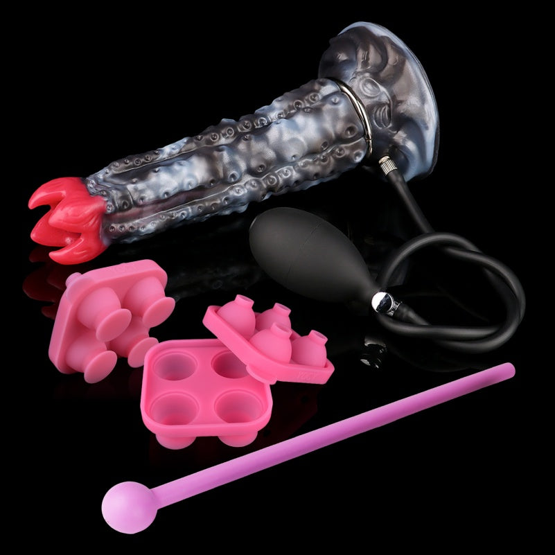 Monster Tentacle Fantasy Silicone Ovipositor - Stimulating Female Vaginal Expansion Toy