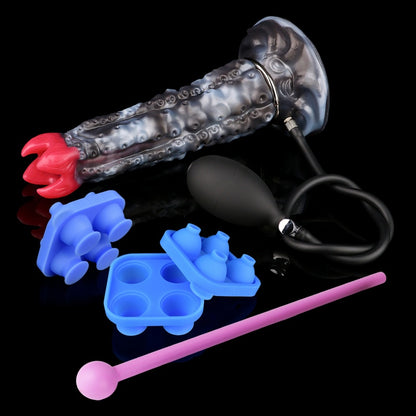 Monster Tentacle Fantasy Silicone Ovipositor - Stimulating Female Vaginal Expansion Toy