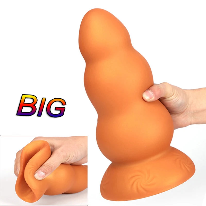 Big Anal Sex Toys for Women Men - Huge Silicone Dildo Anal Plug Dildo