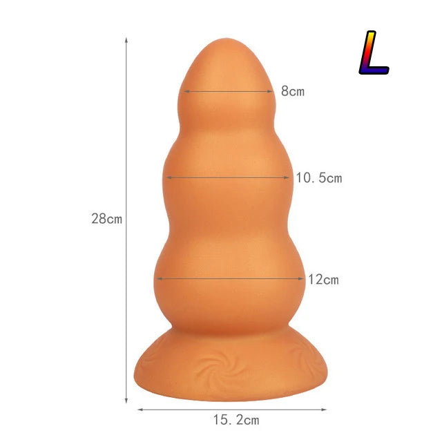 Big Anal Sex Toys for Women Men - Huge Silicone Dildo Anal Plug Dildo